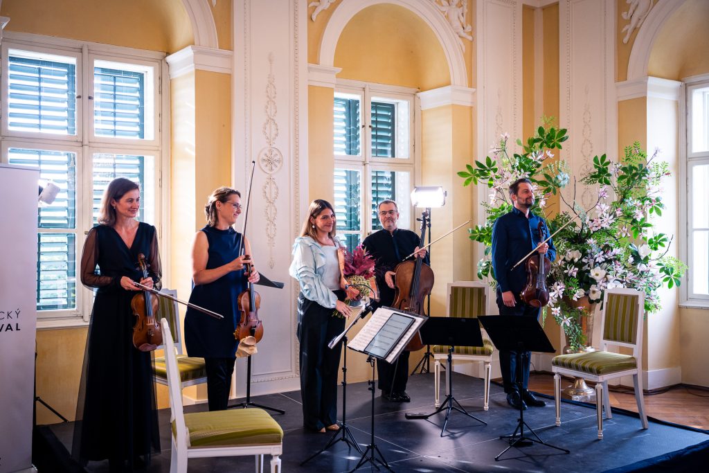 Lednicko-valtický hudební festival 2025 – Bella Adamova, Škampovo kvarteto (zdroj LVHF)