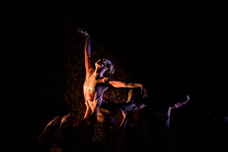 Igor Stravinskij: Pták Ohnivák, Moravské divadlo Olomouc – Ksenia Ovsyanick (foto Serghei Gherciu)