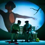 Radim Vizváry: V parku, Laterna magika, La Fabrika – Zuzana Hrzalová a Josef Kotěšovský (foto Jan Malíř)