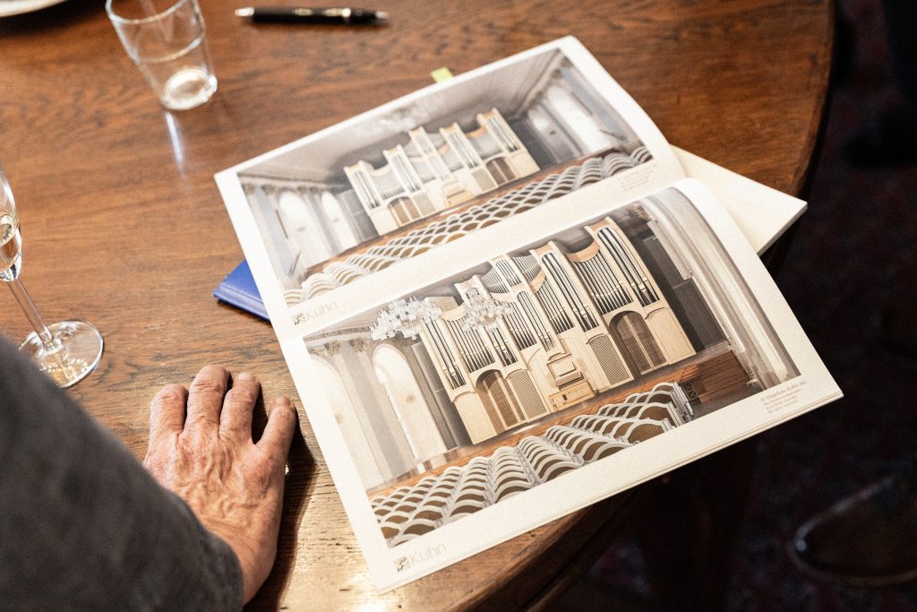 Vizualizace nových varhan pro HAMU (zdroj HAMU, foto Zuzana Lazarová)