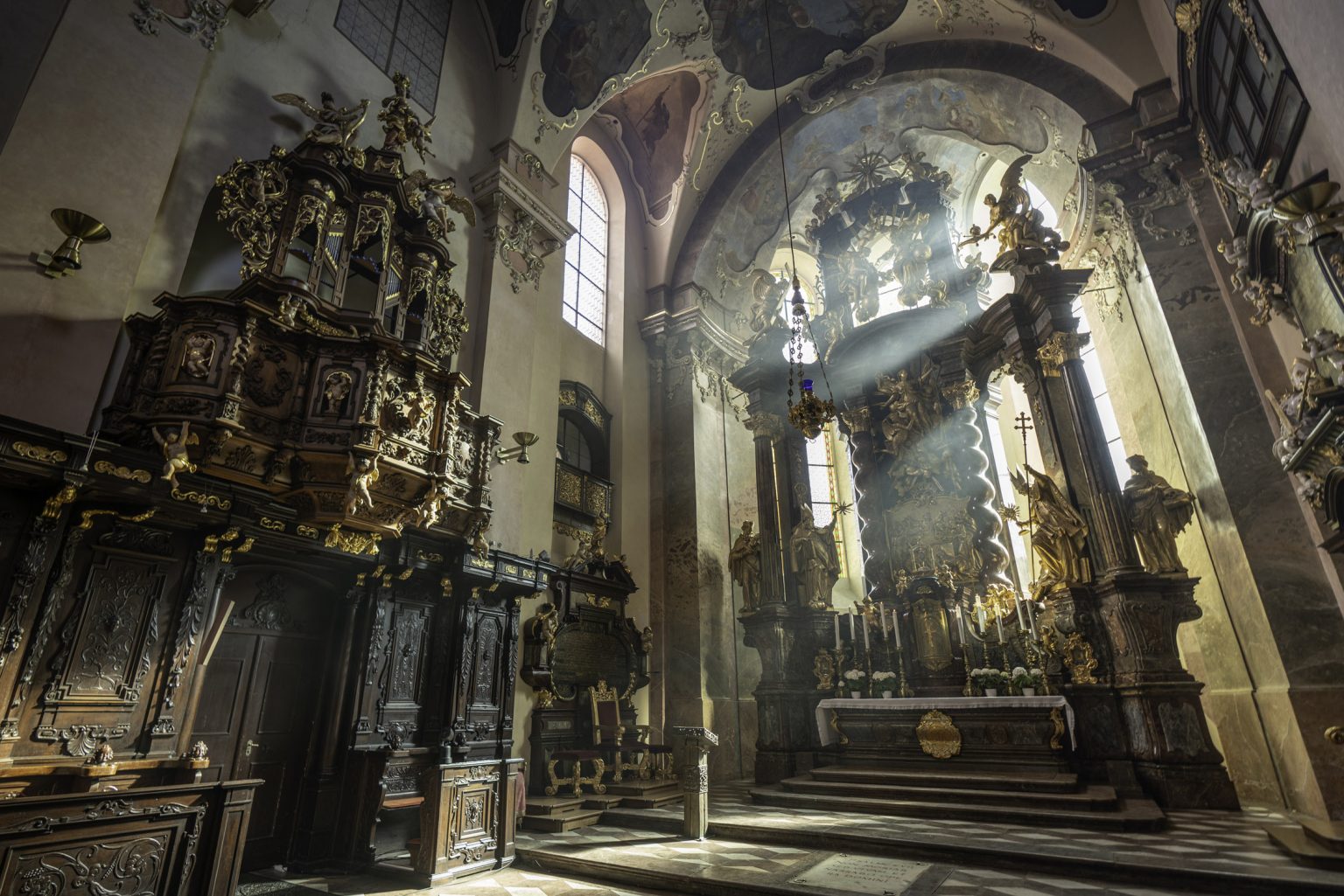 Bazilika Nanebevzetí Panny Marie, Strahov, Praha (zdroj Strahovský klášter)