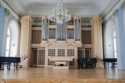 Sál Martinů na HAMU (zdroj HAMU)