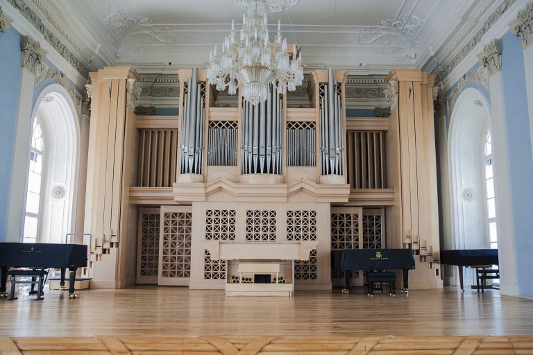 Sál Martinů na HAMU (zdroj HAMU)