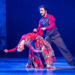 Marika Mikanová: Frida, Divadlo F. X. Šaldy, Šaldovo divadlo, Liberec – Nuria Cazorla García a František Vlček (foto Daniel Dančevský)