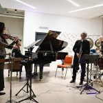 Hudební soušasnost: Kwartludium IN TOUCH, 6. listopadu 2025, Komorní sál Fakulty umění Ostravské univerzity – Kwartludium (foto Jan Niederle)