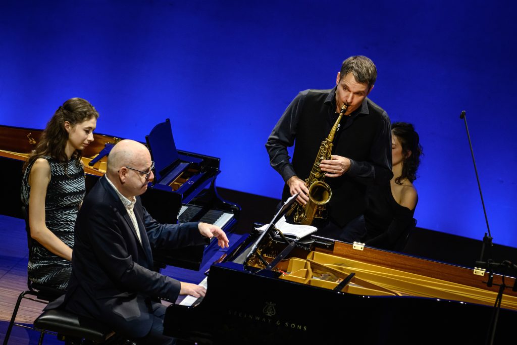 Klavírní festival Rudolfa Firkušného Karel Košárek & Jiří Levíček 12. listopadu 2025, Dvořákova síň, Rudolfinum, Praha – Karel Košárek a Jiří Levíček (foto Petra Hajská)