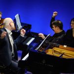 Klavírní festival Rudolfa Firkušného Karel Košárek & Jiří Levíček 12. listopadu 2025, Dvořákova síň, Rudolfinum, Praha – Karel Košárek a Jiří Levíček (foto Petra Hajská)