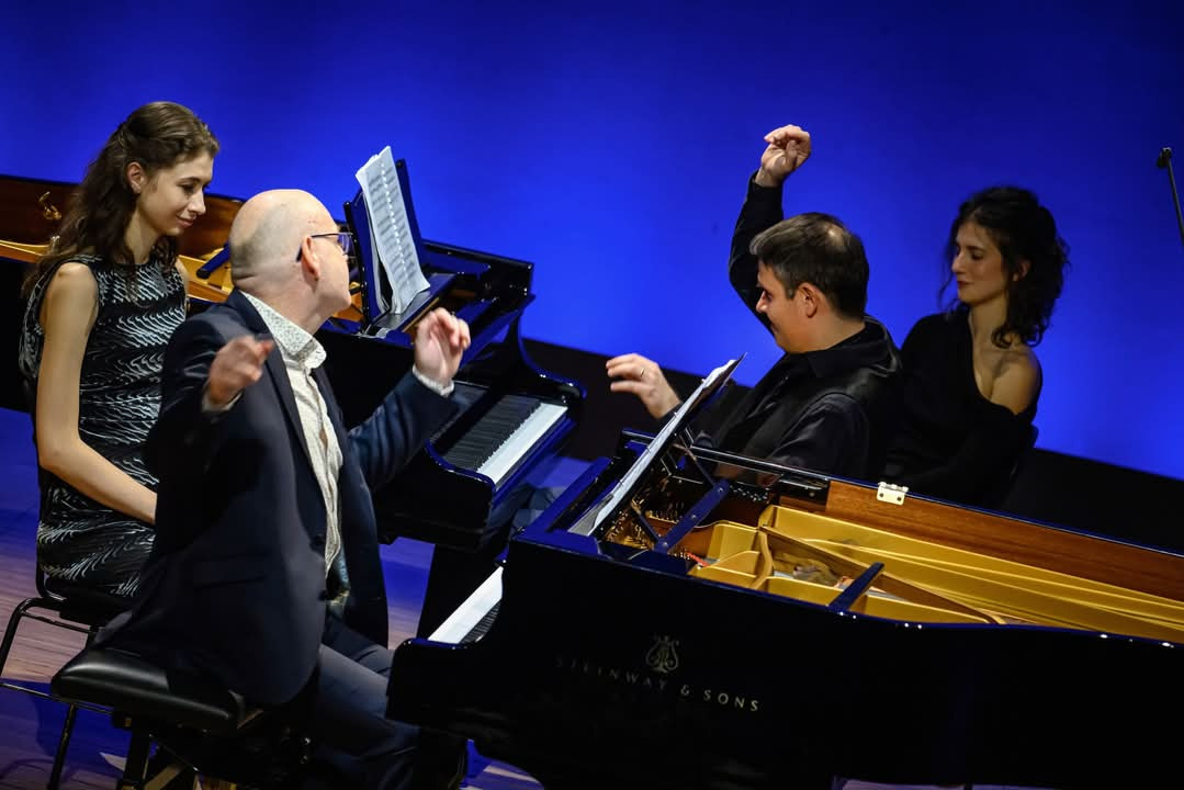 Klavírní festival Rudolfa Firkušného Karel Košárek & Jiří Levíček 12. listopadu 2025, Dvořákova síň, Rudolfinum, Praha – Karel Košárek a Jiří Levíček (foto Petra Hajská)