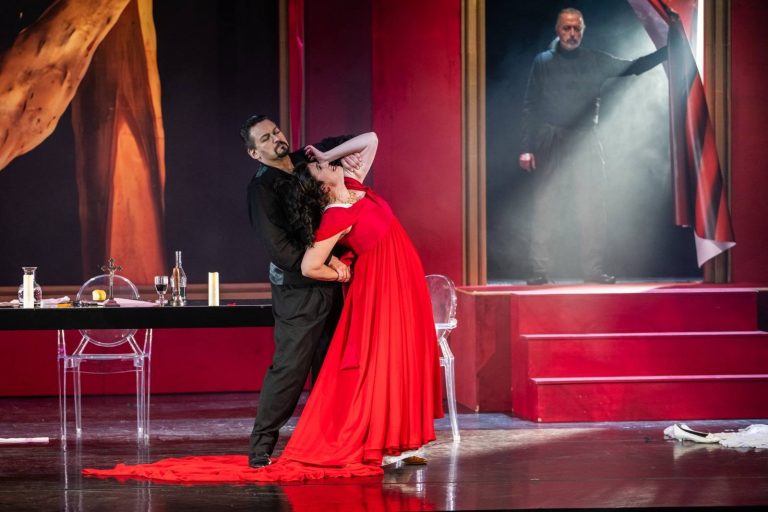 Giacomo Puccini: Tosca – Kateřina Hebelková, Martin Bárta, Divadlo F. X. Šaldy Liberec (zdroj Divadlo F. X. Šaldy Liberec, foto Daniel Dančevský)