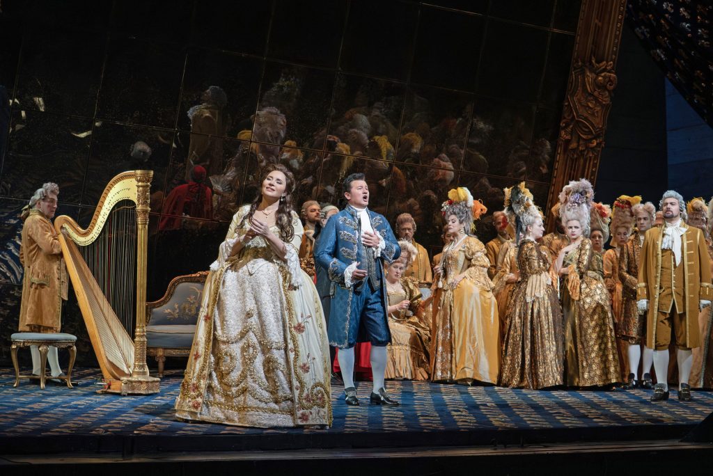 Umberto Giordano: Andrea Chénier, Metropolitní opera New York – Sonja Jončeva a Piotr Beczała (zdroj Aerofilms)