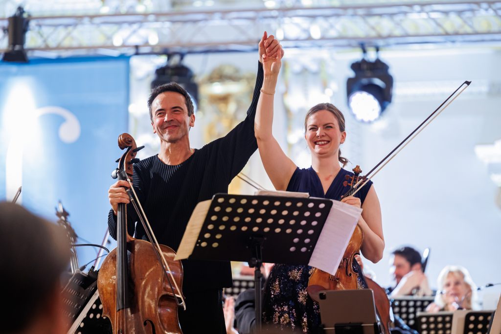 Adventní koncert Pražského jara, 4. prosince 2025, Španělský sál, Pražský hrad – Veronika Eberle, Jean-Guihen Queyras (foto Michal Fanta)