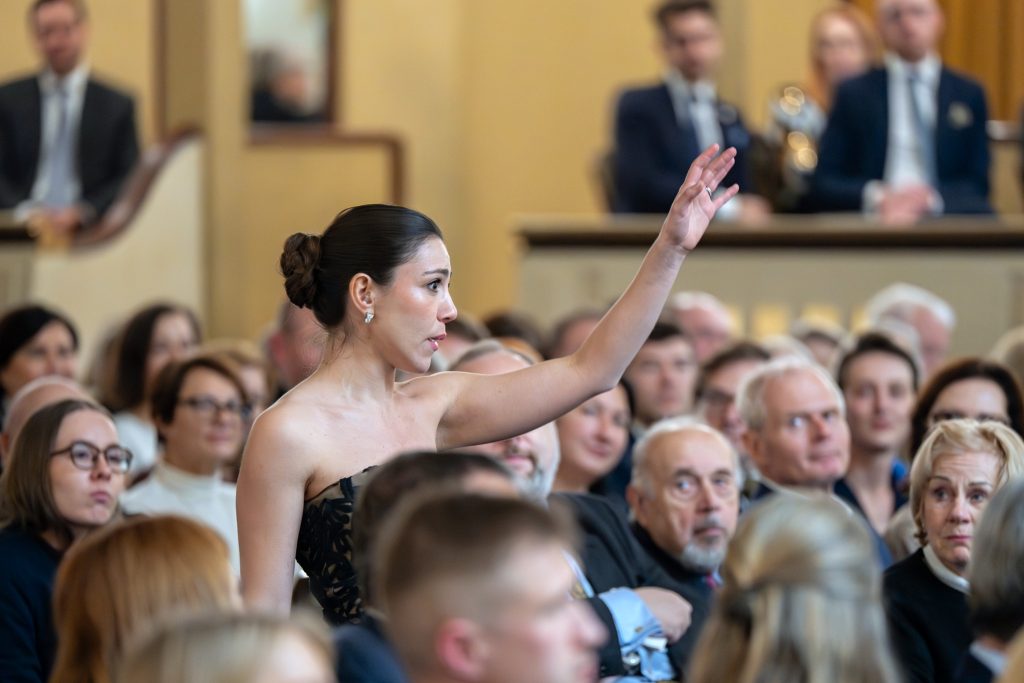 Nachtigall Artists: Operní gala – L’amour, 24. listopadu 2025, Smetanova síň Obecního domu – Sandra Hamaoui (foto Petr Dyrc)