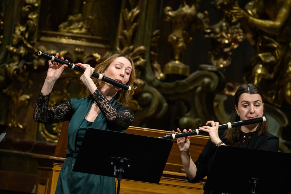 Barokní podvečery: Psallite Deo nostro, 30. prosince 2025, kostel sv. Šimona a Judy – Jana Semerádová a Anna Špelinová (foto Petra Hajská)