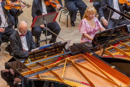 Duo Ardašev, 29. ledna 2026, Reduta, Olomouc (zdroj Moravská filharmonie Olomouc, foto Šimon Kadula)