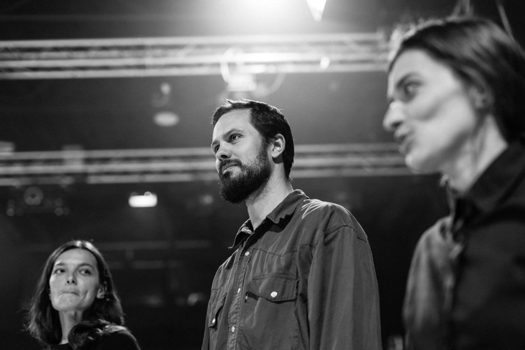 Michaela Šeligová: Čo keby – Michaela Šeligová, Radoslav Piovarči a Lucia Bielik (foto tanC)