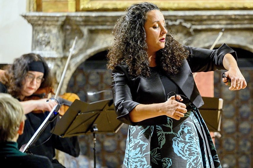 Beatriz Lafont Murcia a Musica Florea  s orchestrem Musica Florea (foto Petr Dyrc)