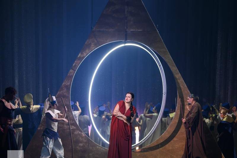 Gioacchino Rossini: MOJŽÍŠ A FARAON aneb Přechod Rudého moře – Martin Javorský, Pavel Divín, Veronika Rovná, Martin Gurbaľ, Veronika Kaiserová (foto Martin Popelář)