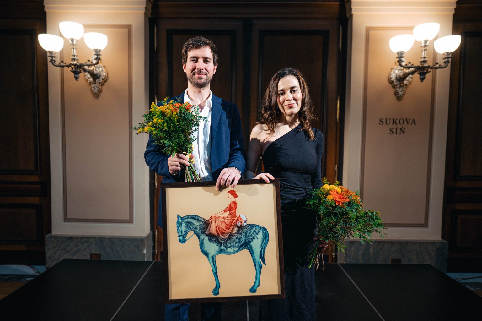 Vilém Petras, Karolína Františová (foto Petr Chodura)