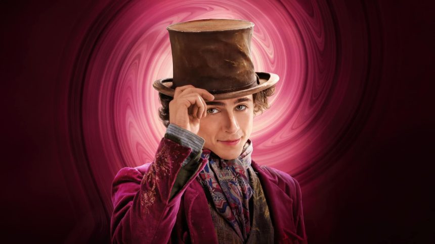 Timothée Chalamet coby Willy Wonka (zdroj Kino Radotín)