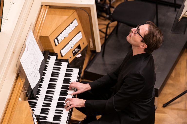 Filharmonie Brno: U varhan Christian Schmitt, 12. března 2026, Besední dům, Brno (foto Jan Prokopius)