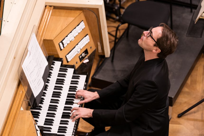 Filharmonie Brno: U varhan Christian Schmitt, 12. března 2026, Besední dům, Brno (foto Jan Prokopius)