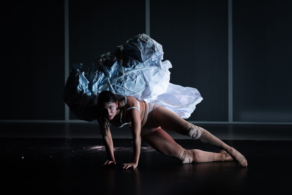 Miřenka Čechová a Johana Ožvold: Invisible IV.: Rukojmí, Palác Akropolis – Adriana Štefaňáková (foto Romana Kovacs)