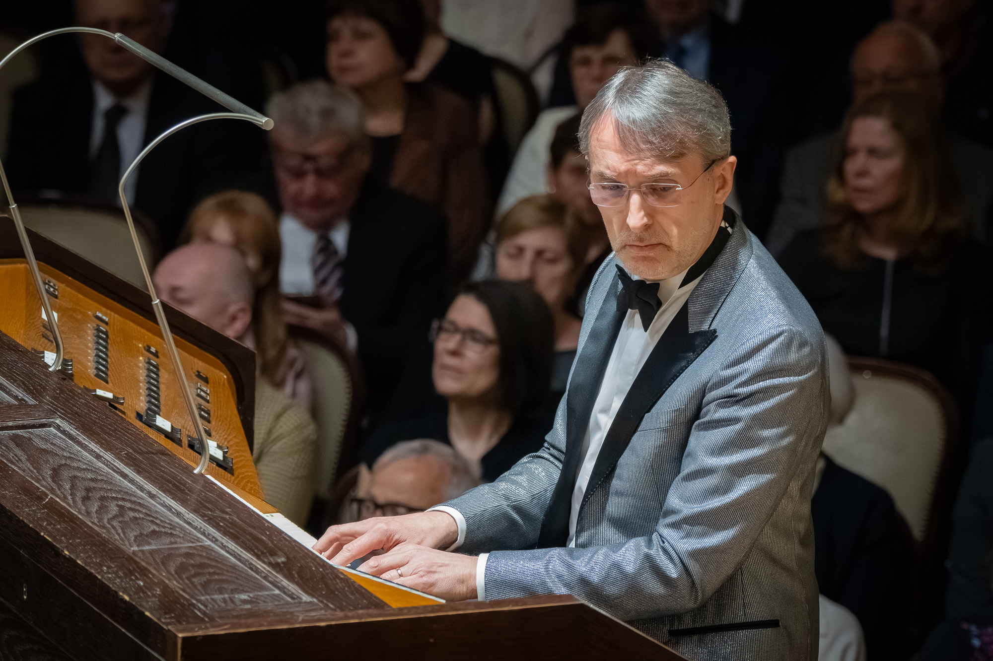 Beethoven – Osudová, 18. března 2026, Obecní dům, Smetanova síň, Praha – Olivier Latry (foto Ivan Malý)