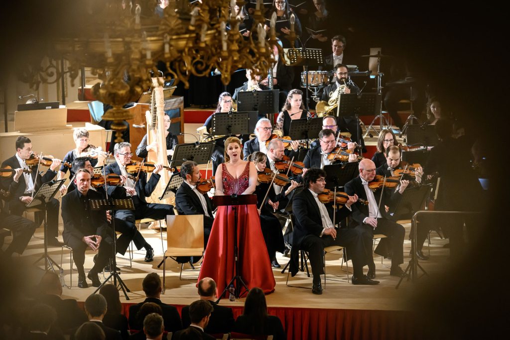 Francouzský večer na Hradě, 18. března 2026, Pražský hrad - Španělský sál, Praha – Kateřina Kněžíková (foto Petra Hajská)