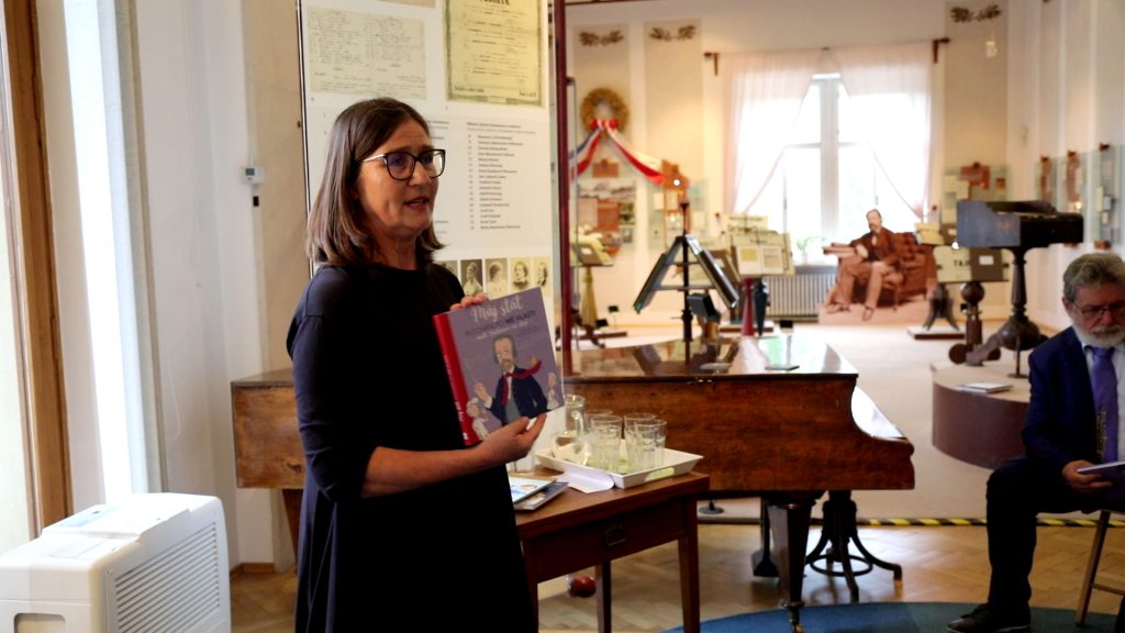 Lucie Wittlichová na křestu knihy (foto se svolením Lucie Wittlichové)