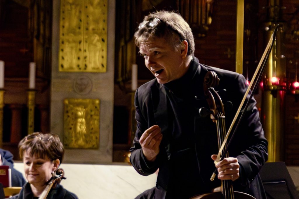 Musica Florea: Stabat mater,17. března 2026, Kostel Nejsvětějšího srdce Páně, Praha – Marek Štryncl (foto Šimon Eben)