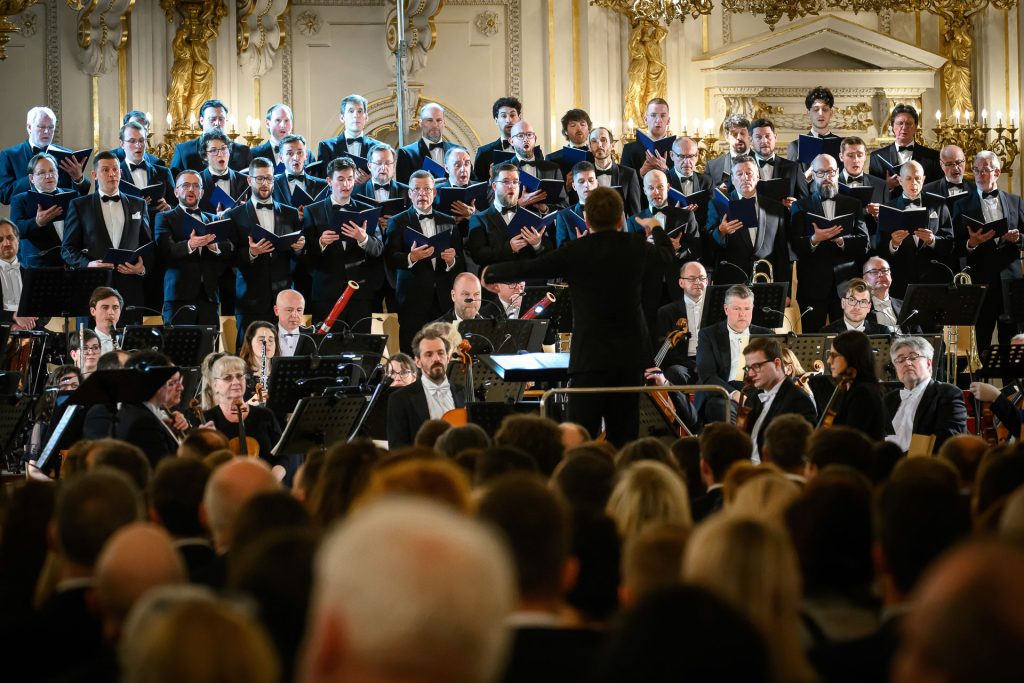 Francouzský večer na Hradě, 18. března 2026, Pražský hrad - Španělský sál, Praha – Pražský filharmonický sbor (foto Petra Hajská)