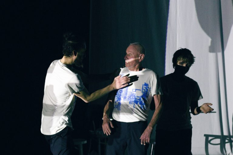 Tereza a Lukáš Lepoldovi: Vladimír – Michael Samuel Blaško, Vladimír Kloubek a Theodor Lepold (foto Ondřej Sojka)