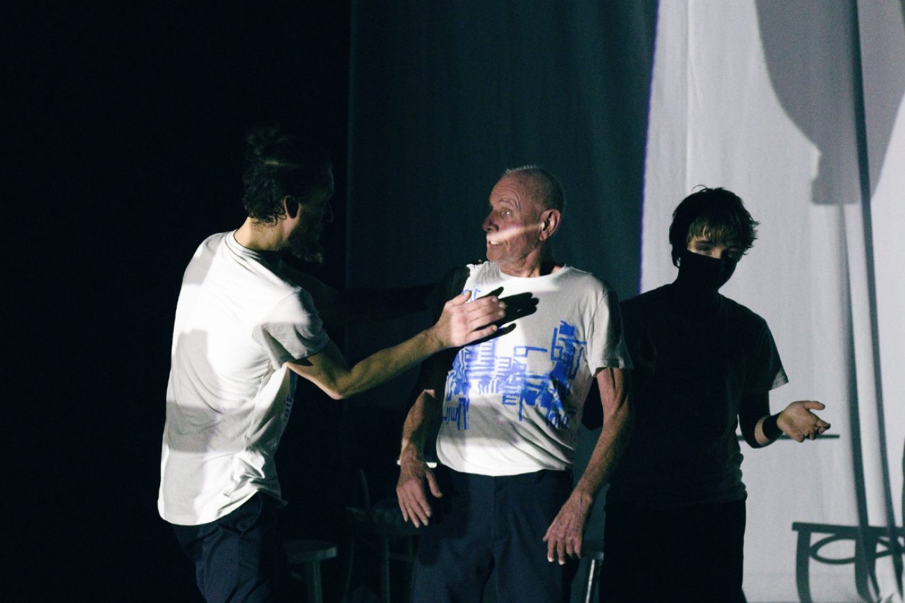 Tereza a Lukáš Lepoldovi: Vladimír – Michael Samuel Blaško, Vladimír Kloubek a Theodor Lepold (foto Ondřej Sojka)