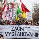 Protestní průvod kvůli zásahům do kultury v Bratislavě, 31. března 2026 (foto Andrea Kalinová)