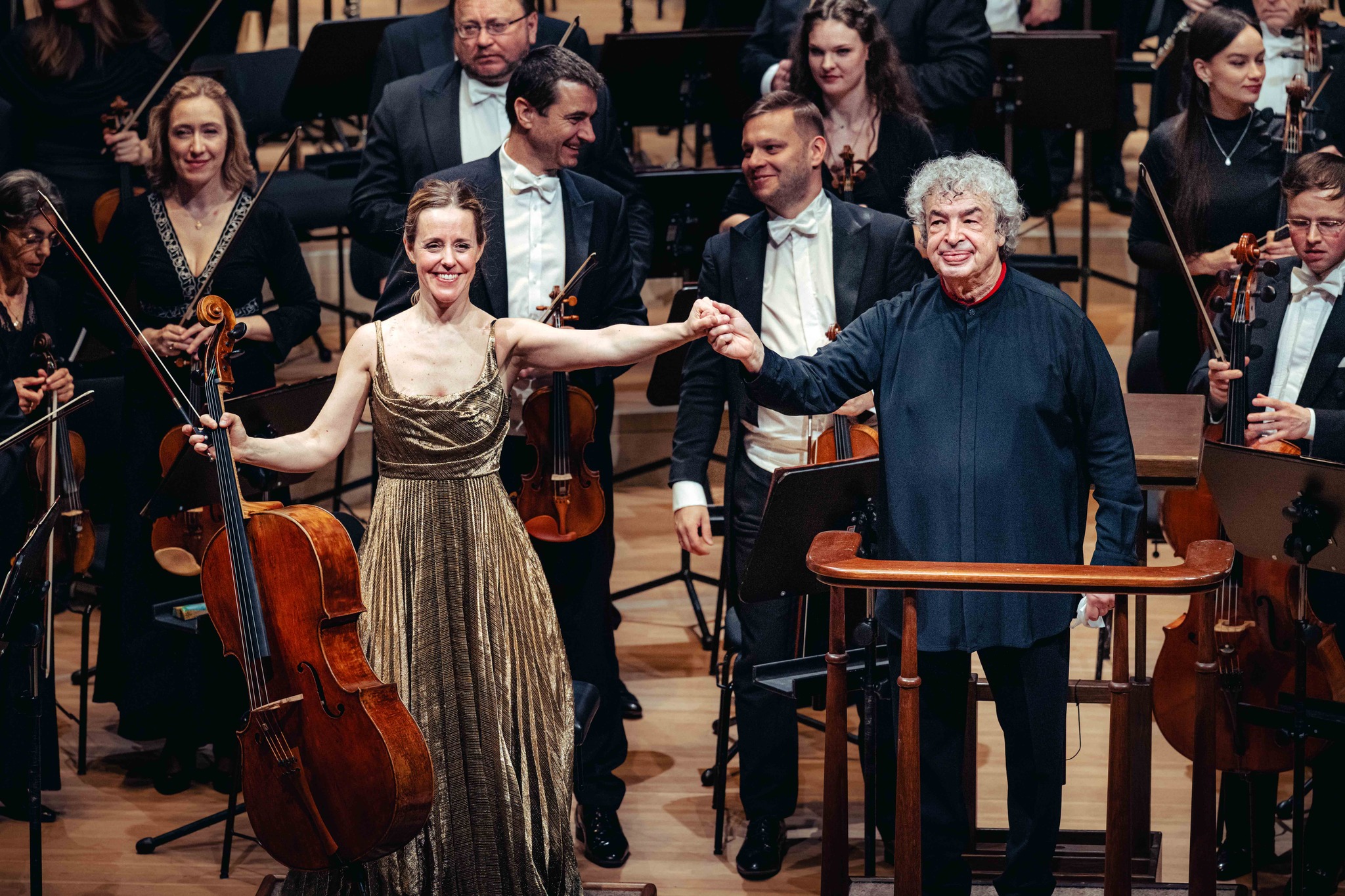 Sol Gabetta, Semjon Byčkov, Česká filharmonie, 21. dubna 2026, Labská filharmonie, Velký sál, Hamburk (zdroj Česká filharmonie)