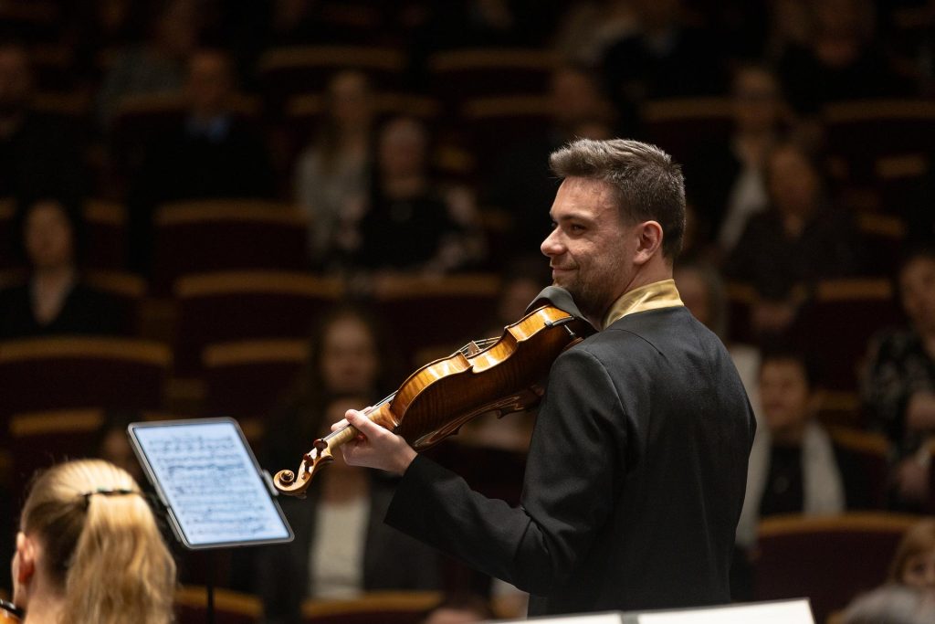 E3 Mladí sólisté II, 2. dubna 2026, kino Vesmír, Ostrava – Jiří Vodička (foto Maxim Bajza)