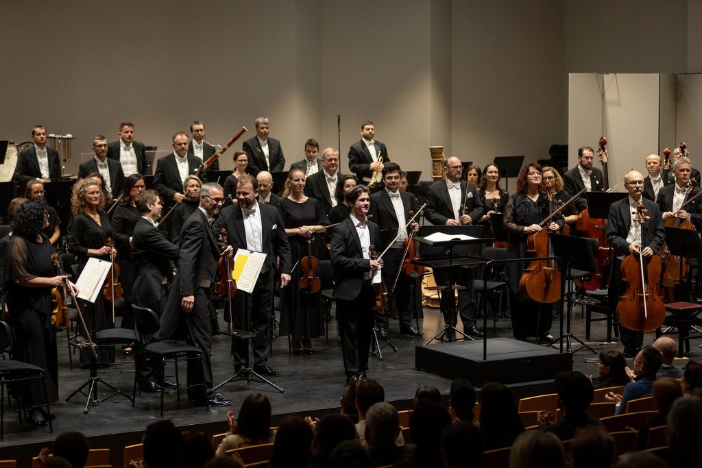 E3 Mladí sólisté II, 2. dubna 2026, kino Vesmír, Ostrava – Janáčkova filharmonie Ostrava (foto Maxim Bajza)