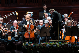 Pražské jaro 2026: Truls Mørk, Klaus Mäkelä, Filharmonie Oslo, Smetanova síň Obecního domu, Praha, 23. května 2026 (zdroj Pražské jaro, foto Michal Fanta)