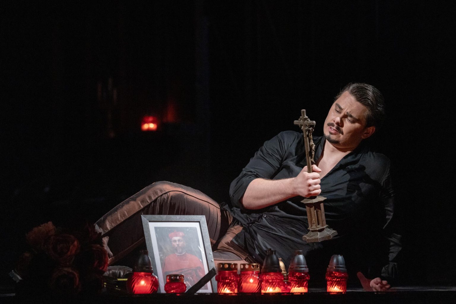 Wolfgang Amadeus Mozart: Don Giovanni, Moravské divadlo Olomouc – Daniel Kfelíř (foto Tereza Valnerová)