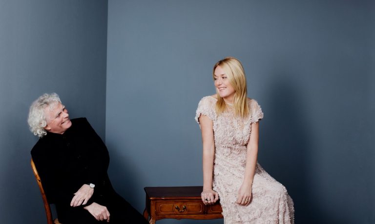 Sir Simon Rattle a Magdalena Kožená (foto Julia Wesely)