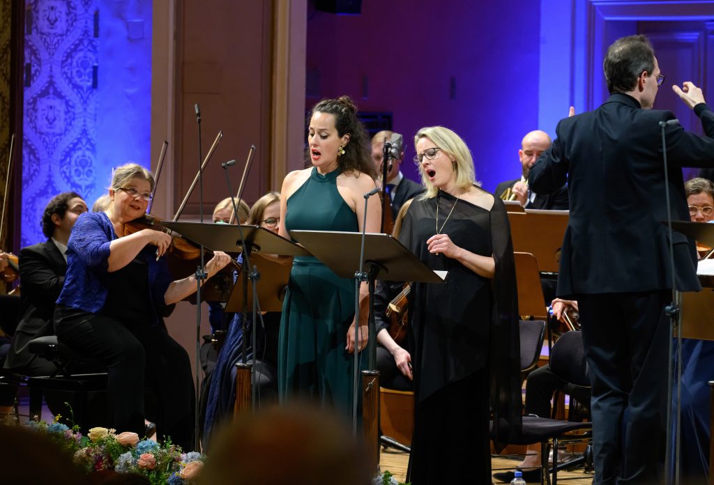 Pražské jaro 2026: Marie Seidler, Lydia Teuscher, Helsinki Baroque Orchestra, Purcell Choir, 21. května 2026, Dvořákova síň, Rudolfinum, Praha (zdroj Pražské jaro, foto Petra Hajská)