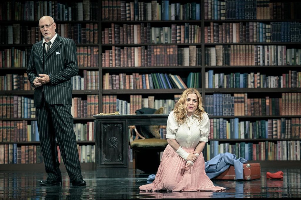 Francis Poulenc: Dialogy karmelitek, Státní opera, Praha – Jana Sibera a Paul Gay (foto Petr Neubert)