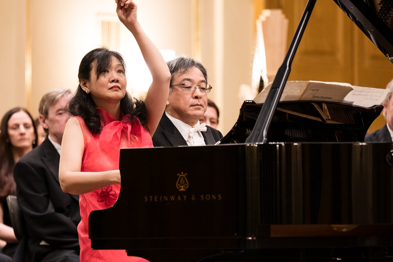 Jarní symfonie. 6. abonentní koncert cyklu Filharmonie doma, 14. května 2026, Besední dům Brno – Momo Kodama a Ryusuke Numajiri (foto Jan Prokopius)