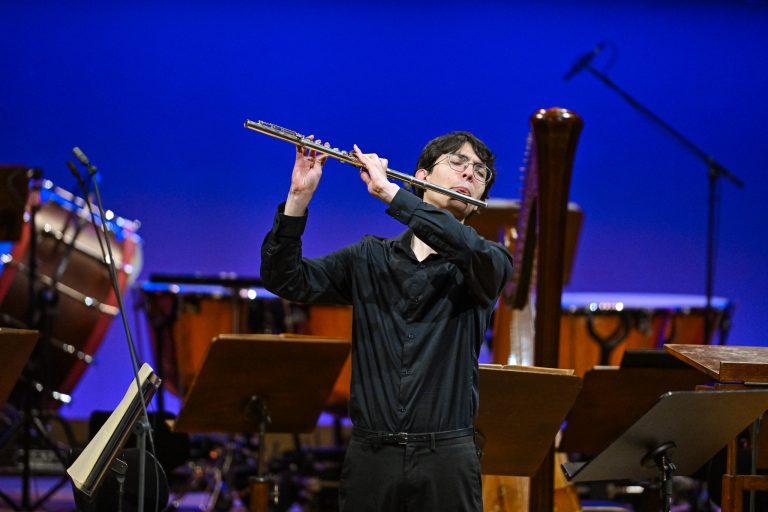 Pražské jaro 2026: Finále soutěže: flétna, 13. května 2026, Rudolfinum – Dvořákova síň, Praha – Maël Metzger (foto Jan Kantor)