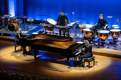 Pražské jaro 2026: Lucas a Arthur Jussenovi, Kuyumcuyan, Alexej Gerassimez, 3. června 2026, Rudolfinum, Dvořákova síň, Praha (zdroj Pražské jaro, foto Michal Fanta)