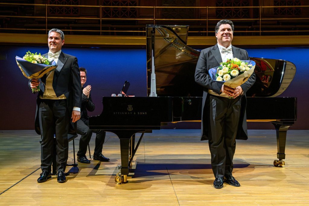 Nachtigall Artists: Luca Salsi – recitál, 11. června 2026, Rudolfinum, Dvořákova síň – Nelson Calzi a Luca Salsi (foto Petr Dyrc)