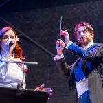 Karolína Fišerová, Dominik Pernica, 14. června 2026, Letní kino Olomouc (zdroj Moravská filharmonie Olomouc)