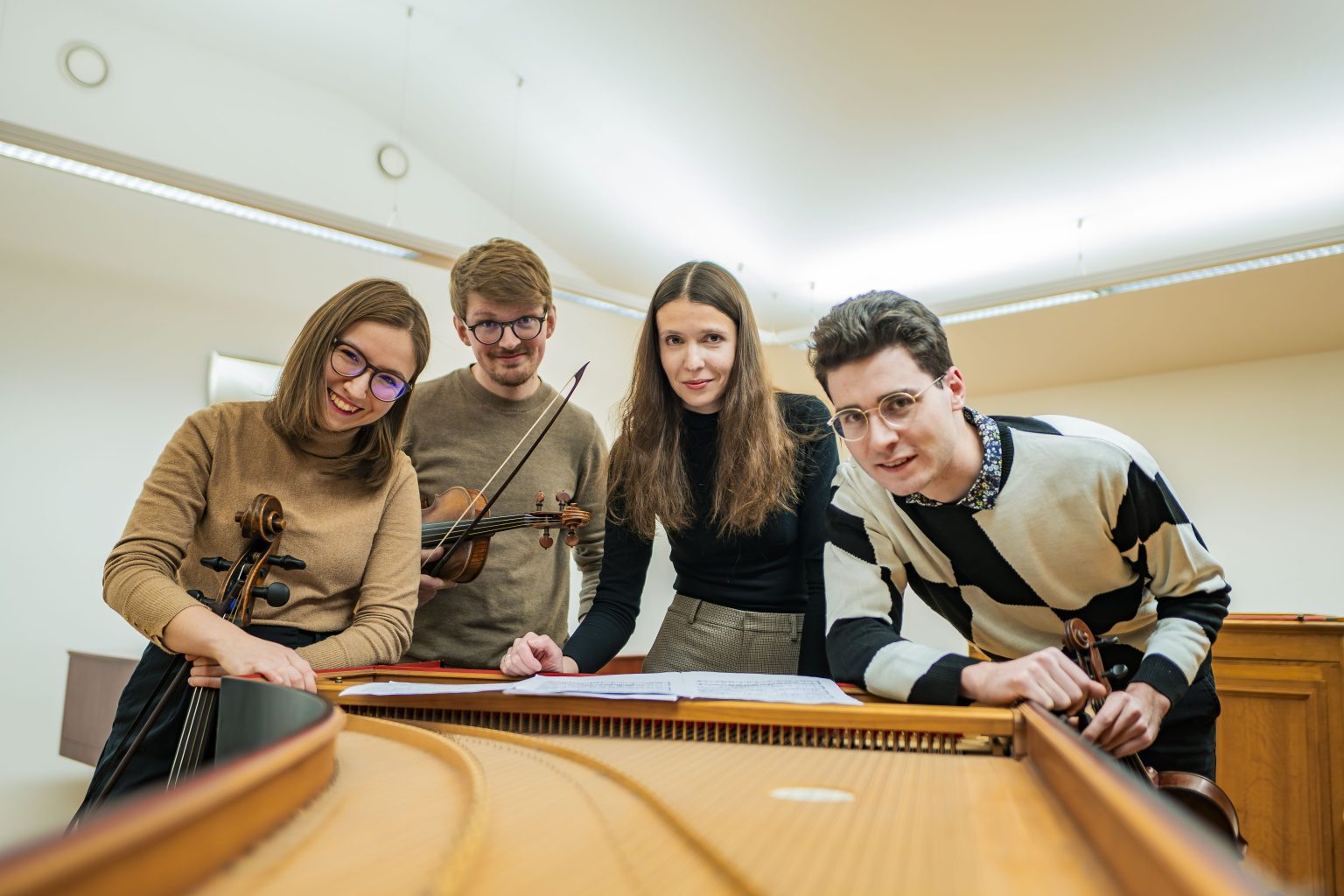 Mariana Tůmová, Daniel Podroužek, Daria Savvateeva, Martin Dostál (zdroj Festival Baroko)