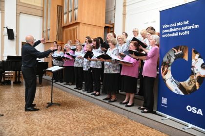 Jubilantský koncert – Ivan Zelenka 85 let: Ivan Zelenka, Pěvecké sdružení pražských učitelek, 30. května 2026, Velký sál Sboru Církve bratrské, Praha (foto Jiří Fernandez)