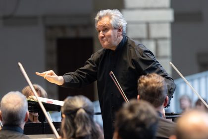 68. ročník festivalu Smetanova Litomyšl, 20. června 2026, II. zámecké nádvoří státního zámku Litomyšl – Antonio Pappano (foto František Renza)